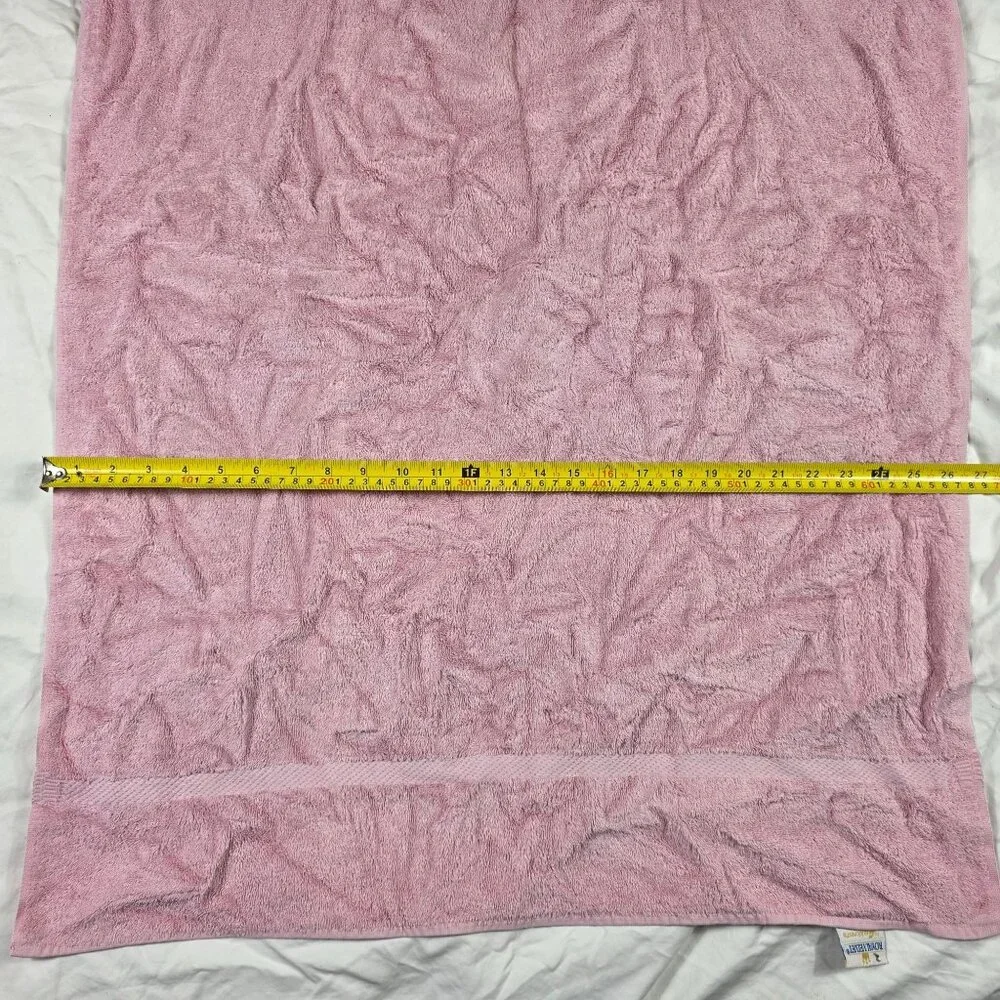 Vintage Royal Velvet By Fieldcrest Pink Bath Towel 100% Cotton Plush Absorbent